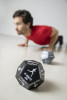 12701190f 2-częściowy zestaw do fitnessu do gry w kości w woreczku, czarny