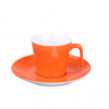 C_238 180ml EVE SET ® filiżanka ze spodkiem POMARAŃCZOWY