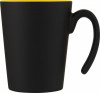 10068711f Kubek ceramiczny o pojemności 360 ml, żółty