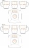 M_109 330ml K+T Manhattan kubek z talerzykiem 330ml