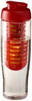 21004102f Bidon H2O Tempo® o pojemności 700 ml z wieczkiem zaciskowym z możliwością przyrządzania wody smakowej