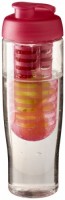 21004106f Bidon H2O Tempo® o pojemności 700 ml z wieczkiem zaciskowym z możliwością przyrządzania wody smakowej