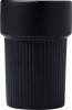 10080990f Kubek ceramiczny 340ml z bambusową osłoną czarny