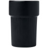 10080990f Kubek ceramiczny 340ml z bambusową osłoną czarny