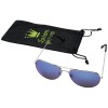 10060111f Okulary przeciwsłoneczne Aviator z lustrzanymi, kolorowymi soczewkami