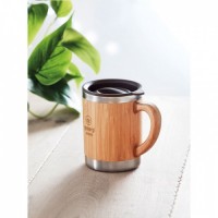 9689m-40 Kubek w obudowie z bambusa 300ml