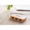 9738m-40 Bambusowy hub USB