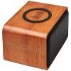 12400700f Głośnik Wooden z bezprzewodową ładowarką indukcyjną