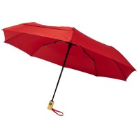 10914304f Składany, automatycznie otwierany/zamykany parasol Bo 21” wykonany z plastiku PET z recyklingu 10914304f Składany, automatycznie otwierany/zamykany parasol Bo 21” wykonany z plastiku PET z recyklingu