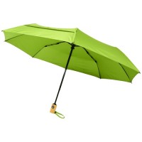 10914309f Składany, automatycznie otwierany/zamykany parasol Bo 21” wykonany z plastiku PET z recyklingu