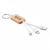 9888m-40 Bambusowy kabel 3 w 1