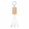 9888m-40 Bambusowy kabel 3 w 1