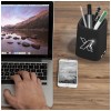 1PX01000f Podświetlany pojemnik na długopisy z USB SCX.design O10