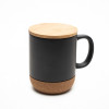 53098p-02 Kubek ceramiczny 400ml przykrywka bambus