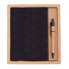 42386p-02 Zestaw Porto - notes z długopisem, czarny 