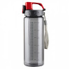 83120p-08 Bidon 700 ml, czerwony/szary