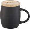 10046603f Ceramiczny kubek Hearth z drewnianym wiekiem/spodeczkiem