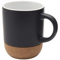 10084790f Billie kubek ceramiczny o pojemności 300 ml z detalami z korka i matowym wykończeniem