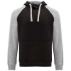 R10588B4f Badet dwukolorowa bluza z kapturem unisex Unisex