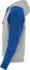 R1058B20f Badet dwukolorowa bluza z kapturem unisex Unisex