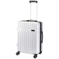 13009781f Rover rozszerzana walizka na kółkach z tworzyw sztucznych pochodzących z recyklingu na 24-calowego laptopa z certyfikatem GRS o pojemności 70 l