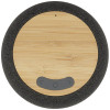 12431806f Ecofiber głośnik Bluetooth® z bambusa/RPET i bezprzewodowa ładowarka indukcyjna