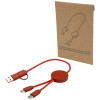 12442732f Citala kabel do synchronizacji danych i szybkiego ładowania 5 w 1 27 W o długości 30 cm z tworzyw sztucznych pochodzących z recyklingu