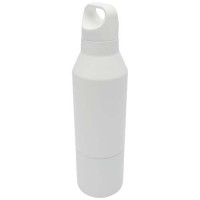 10084001f Odessy butelka termiczna o pojemności 600 ml wykonana ze stali nierdzewnej z recyklingu z certyfikatem RCS i kubkiem o pojemn