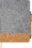 10791382f Notes A5 z filcu z długopisem