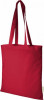 12049121f Torba na zakupy z bawełny organicznej o gramaturze 100 g/m², czerwony