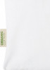 12061101f Torba na zakupy z bawełny organicznej o gramaturze 140 g/m², biały